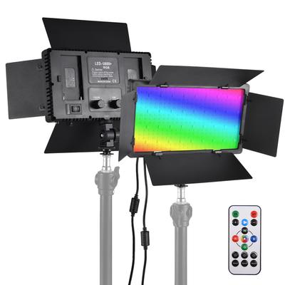 Çift Renkli RGB Fotoğraf Işığı 36W LED Işık Paneli 352pcs LED Boncuklar 3200K5600K Kısılabilir DCNP