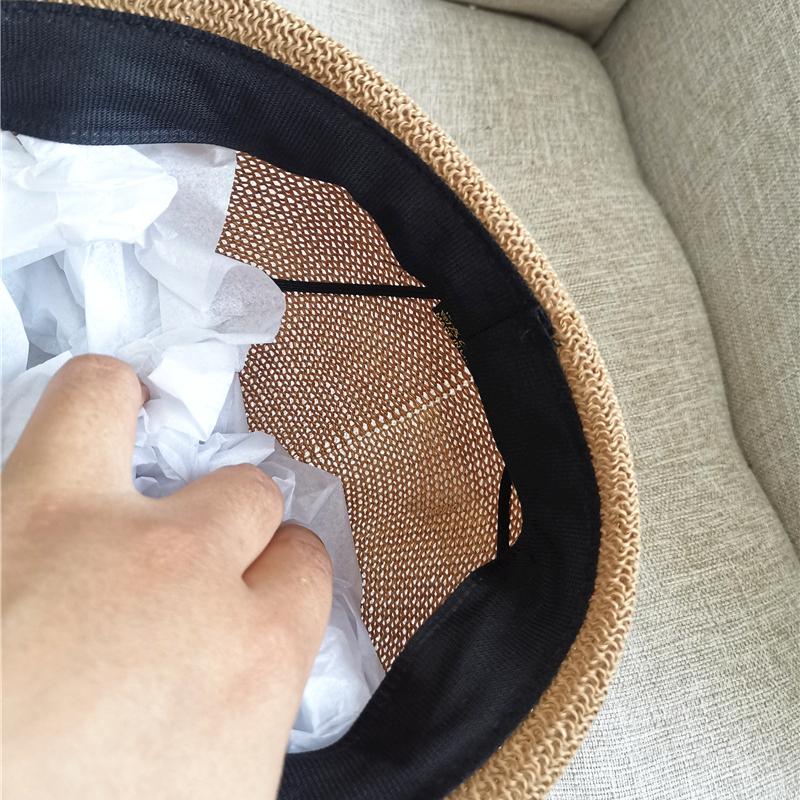 Stilvolle achteckige Baskenmütze für Damen – atmungsaktives Netzgewebe, verstellbar, Sonnenschutz, Strohhut für den Außenbereich für Strand, Künstler, Maler – perfekt für den Sommer