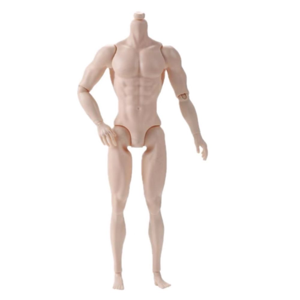 White/Normal/Tan 1/6 Male Doll Strong Man Multi-Joints Male Model Movable 13 Joint Action Figure Body Collections