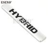 Car Styling Hybrid 3D Rear Trunk Metal Chrome Zinc Alloy Emblem Badge Decal for Toyota Corolla Camry Prius Prado RAV-4 Tundra EA8