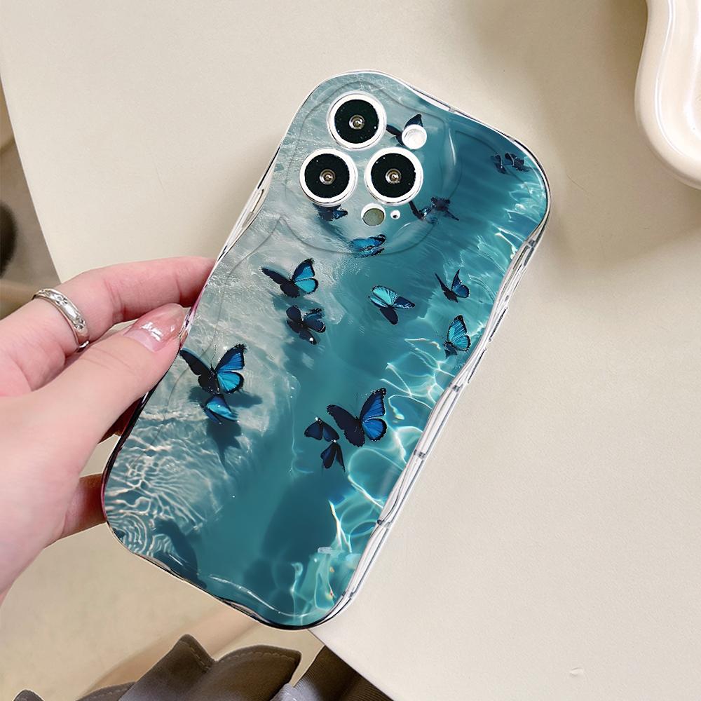 For Honor 90Lite X6B X8 Infinix Hot 30 40i 40Pro Smart8 Vivo V27 V29e V30e Moto G84 Fashion Girl Cream Texture Soft Silicone Full Lens Protect Casing