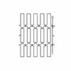 Metal Retractable Pet Gate Foldable Retractable Pet Gate Home Barrier Auto Retract Space-Saving for Doorway, Stairs