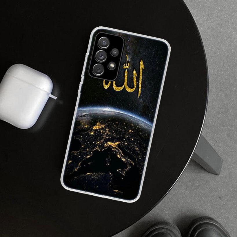 Muslim Surah Ikhlas Islamic Quotes Phone Case Cover for Samsung Galaxy A12 A22 A32 A52 A72 A02S A51 A50S A31 A20S A10S Note 20 U