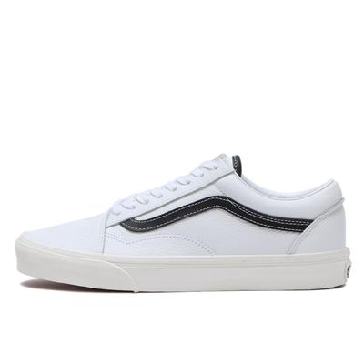 Old School Vn0007ntyb2 Leather Wht Blk