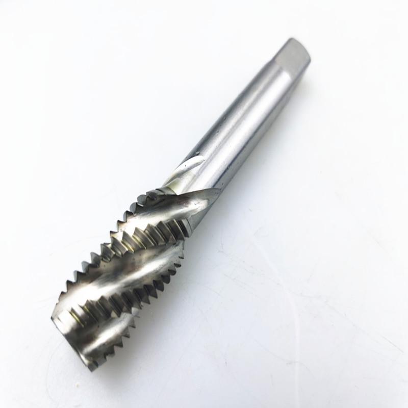 U.S. High-Speed Steel Spiral Tap Set: 1/4, 5/16, 3/8, 1/2, 3/4