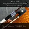 VINGOBOW Brazilwood Cello Bow 12 Half Size 62cm Ebony Frog Natural Mongolian White Horsehair Balanced Sweet Tone