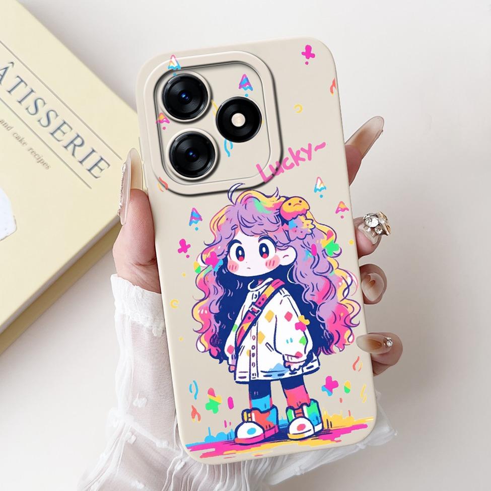 4G For Tecno Spark 10 10C 10Pro Case Cover Aesthetic Cute Cat Funny Girls Boys Back Cover For Tecno Spark 10 Pro Phone Case K17