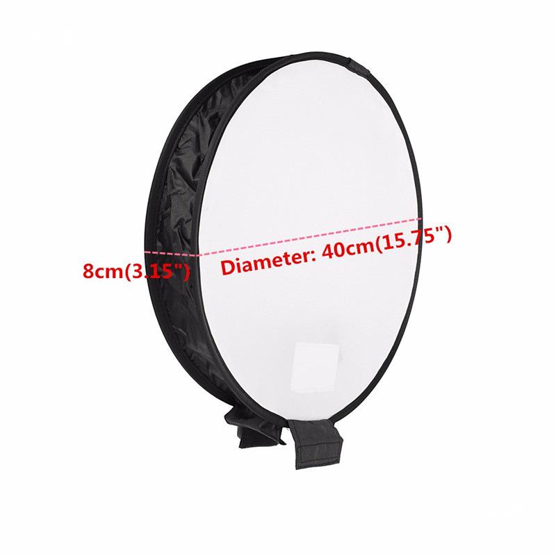40CM Round On-Camera Flash Softbox