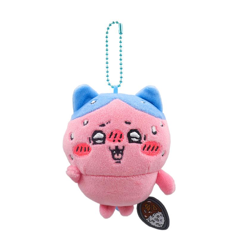 

Ultra Soft Pp Cotton Filled Plush Toy Keychain Cute Zombie Bear Series Curry 1