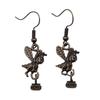 Orecchini Pendenti Ape Favo Componenti Gioielli Minimalisti Dimensioni Orecchino 18x19mm QE004