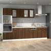 Vidaxl Base Cabinet With Drawer, Brown Oak, 40X46X81.5 Cm