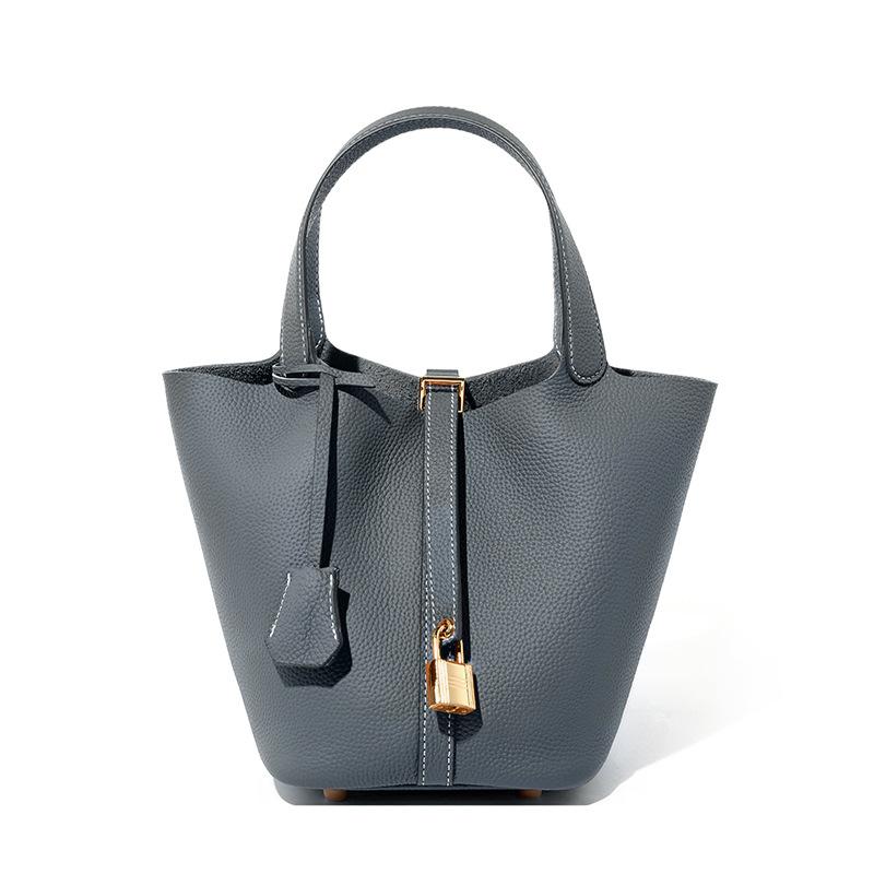 Bags New bucket bags Vegetable baskets Women's bags Leather handbags Bridal wedding bags Premium sense