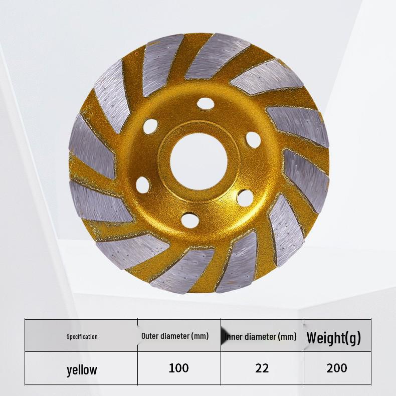 Durable Thickened Diamond Grinding Wheel for Concrete and Stone Angle Grinders