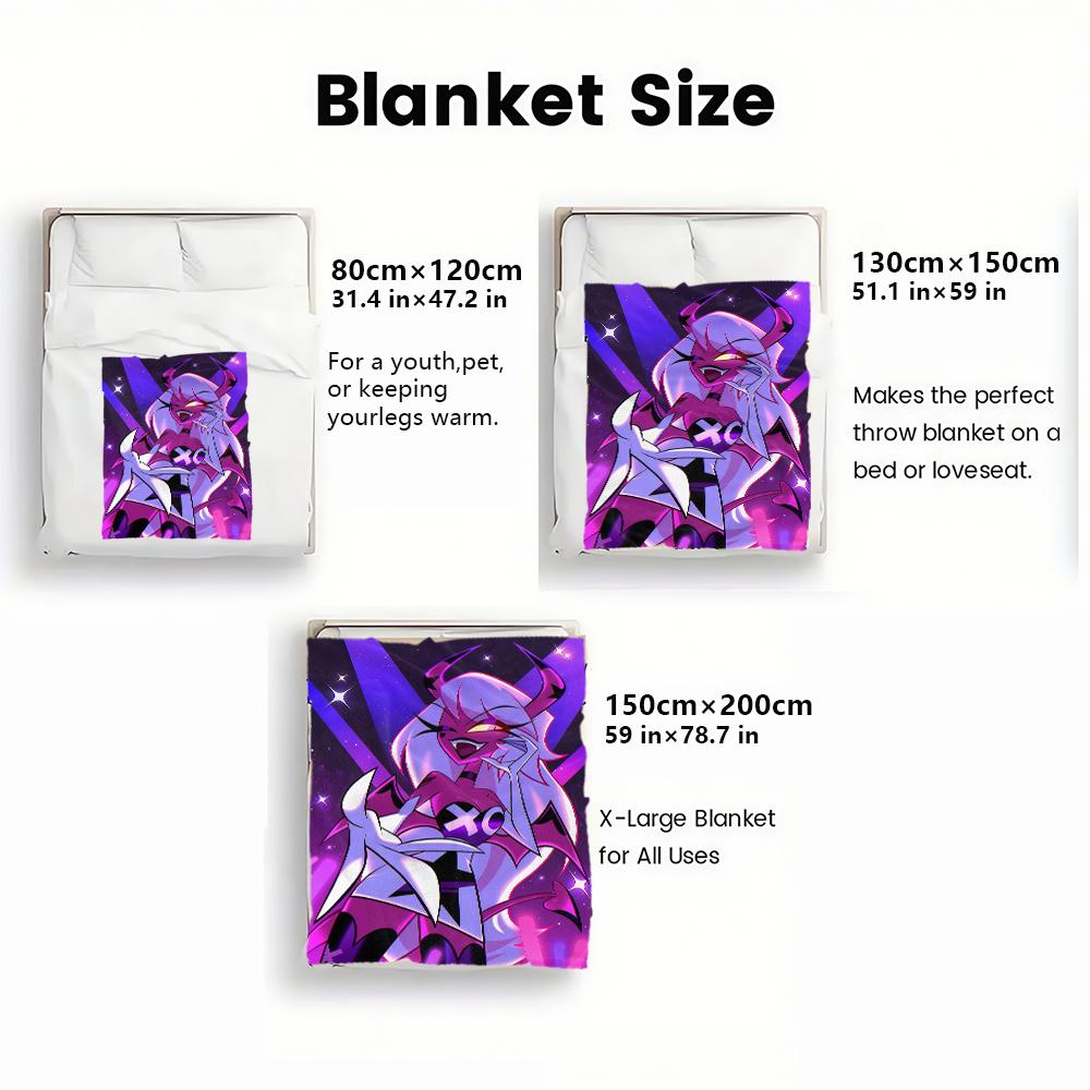Anime Thin Flannel Blanket for Bedrooms,Living Rooms,Sofas Blankets,Offices,Lunch Breaks,Picnics,blankets Fluffy Blanket