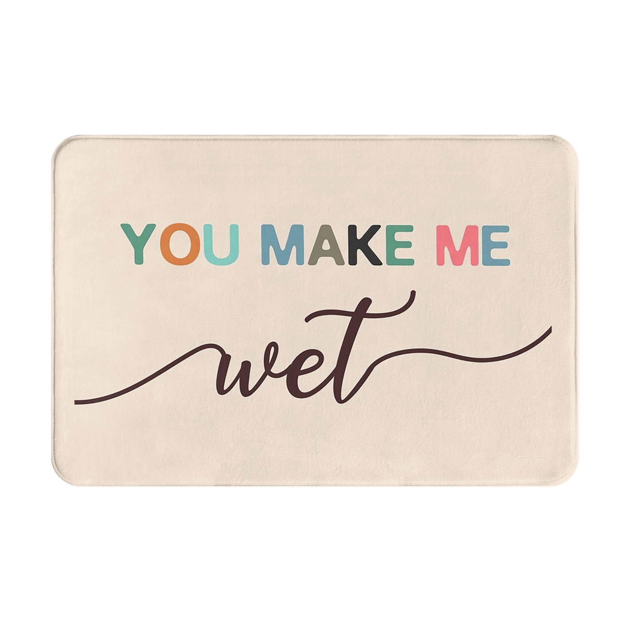 

you make me wet mat Anti-slip Doormat Floor Mat Antiwear Carpet Rug for Kitchen Entrance Home Living room Footpad Mats 40x60cm
