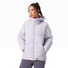 Li Ning Fitness Series Hooded Logo Stitching Down Jacket Women Outerwear AYMV776-2