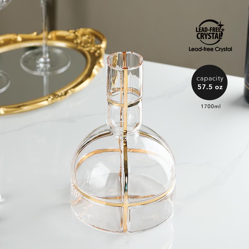 A Lovesick Decanter Elegance bleifreies kristallklares Glas Rotweindekanter Saftbehälter Weindekanter