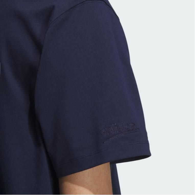 Adidas Originals Sports Lifestyle SS25 Fashion Breathable Outdoor Casual Short Sleeve T-Shirt Unisex T-Shirts Navy-Blue KC3120