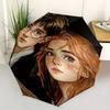 1pc Harry Potter Automatic Open/Close Umbrella Sturdy Iron Frame, Compact Travel Umbrella - Perfect Gift for Women, Men A0829134