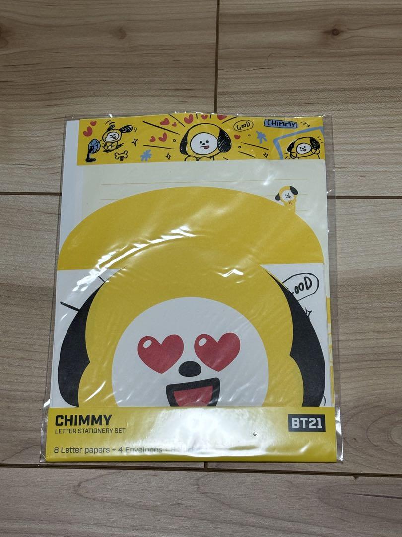 

[USED] BT21 CHIMMY letter set 8 sheets