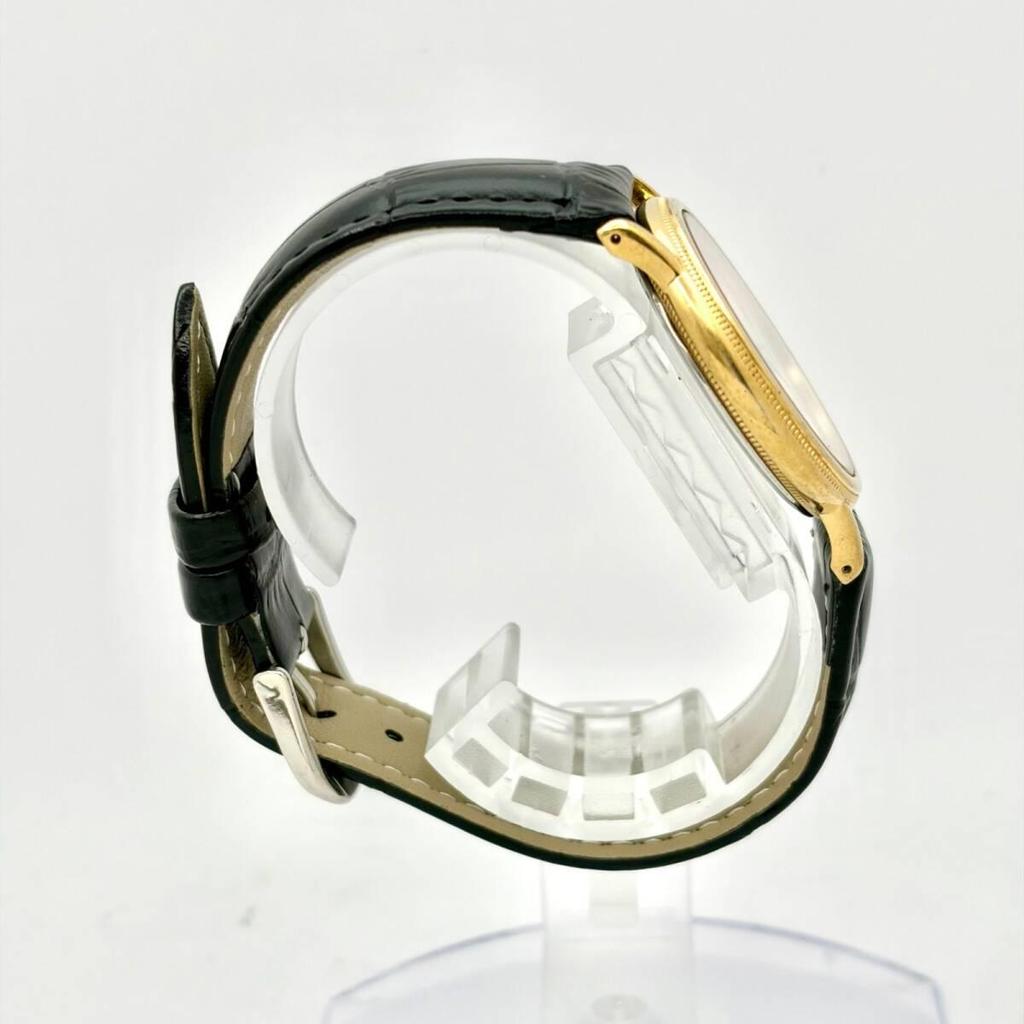 Used [New battery] SEIKO THE LEAGUE Roman Men's Watch Gold 5P31-7A40 700443 New Belt