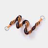 IGNICASE Fashion Contrast Color Rope Braided Wide Strap Hardware Round Buckle Versatile Shoulder Underarm Bag Universal Strap