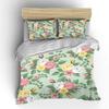 Colorful Floral Rose Pattern Print Soft Comfortable Duvet Cover Bedding Set Included 1*Duvet Cover  2*Pillowcases Luxury Gifts