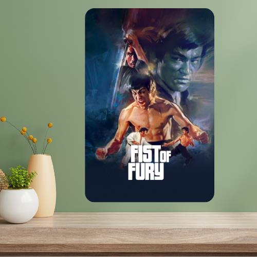 Fist of Fury Classic Movie Metal Poster Sign 20x30cm（7.8x11.8inch）