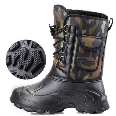 Wasserdichte Turnschuhe 2024 Outdoor Männer Winterstiefel Warme Aktivitäten Angeln Schnee Arbeitsstiefel Männliche Schuhe Männer Schuhe Fischerstiefel