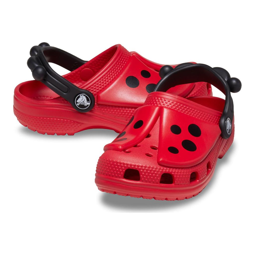 Crocs Stitch X  Round Toe Flat Kids Sandals Kids Sandals Red 210016-6WG