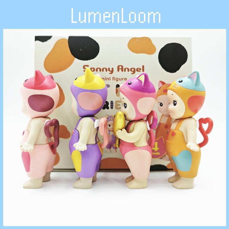 Collectible Angel Cat Figurines With Goldfish Pvc Blind Box Toys For Enthusiasts And Kids