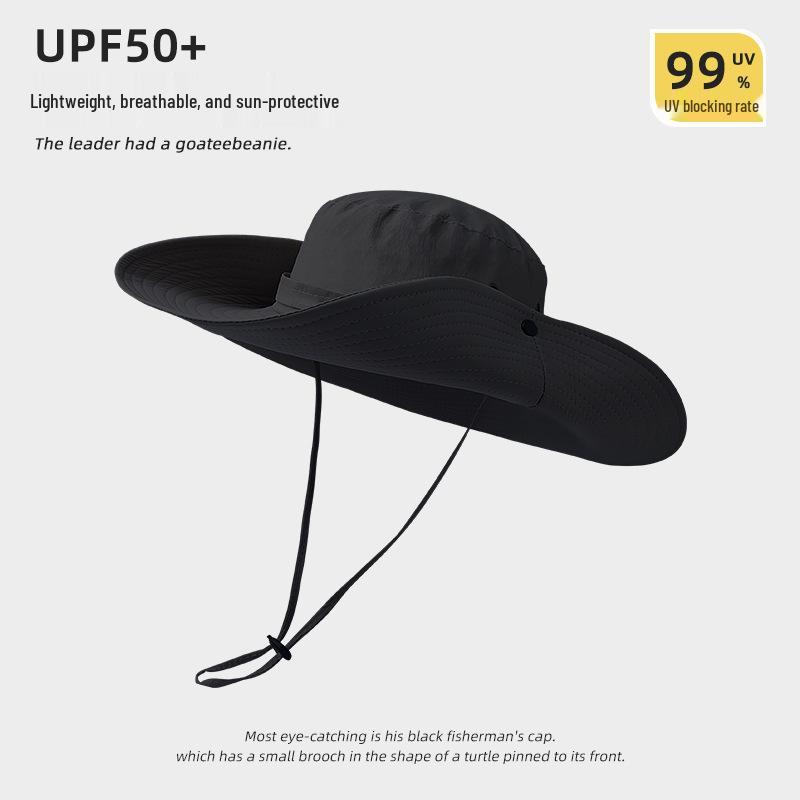 Women's Western Cowboy Hat - Sun Protection, Large Fit, Breathable for Outdoor Activities