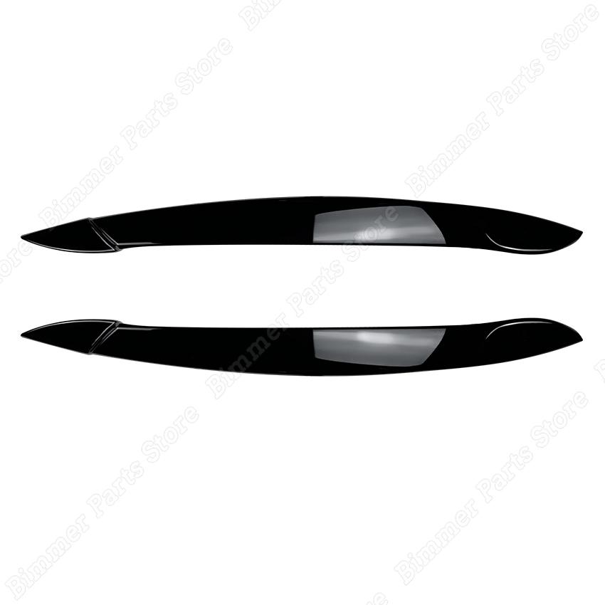 Autocollant de garniture de couvercle de paupière sourcil de phare avant de voiture pour BMW X5 E70 30d 48i 30i 35d 40d 30d 50i 35i M50d 2006-2013