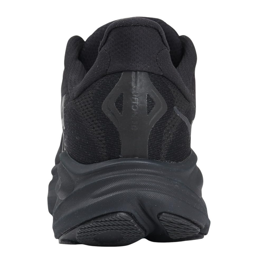 HOKA Clifton 10 Running Black Sneakers for Walking and Road and Cushioned Shoes, (1162030-BBLC), Use, Ultra-Lightweight (Black/Size 25.0/Men's)