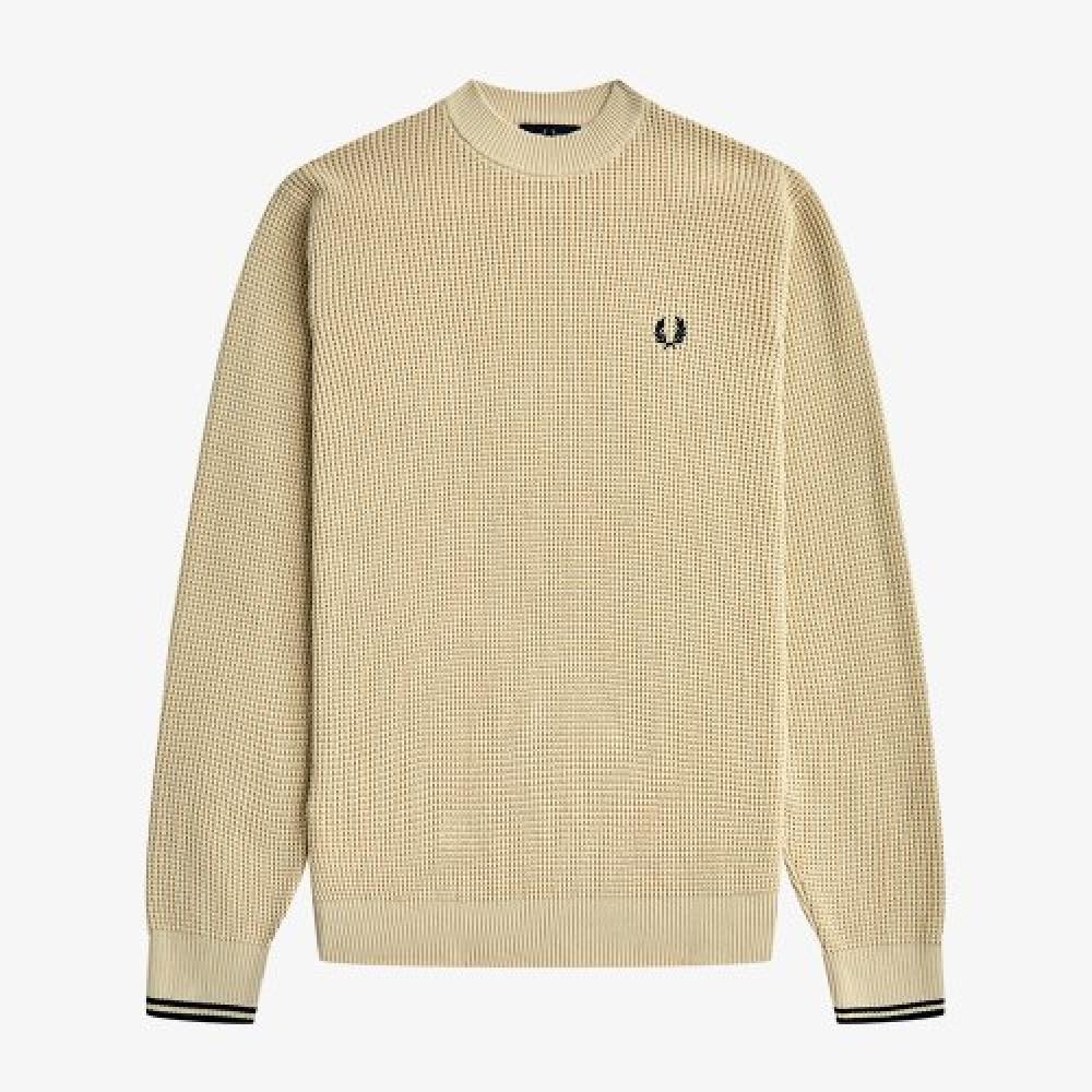 

Fred Perry Fred Perry [sharp] Waffle Stitch Crewneck Knit 691 Afpm2336507 691 L
