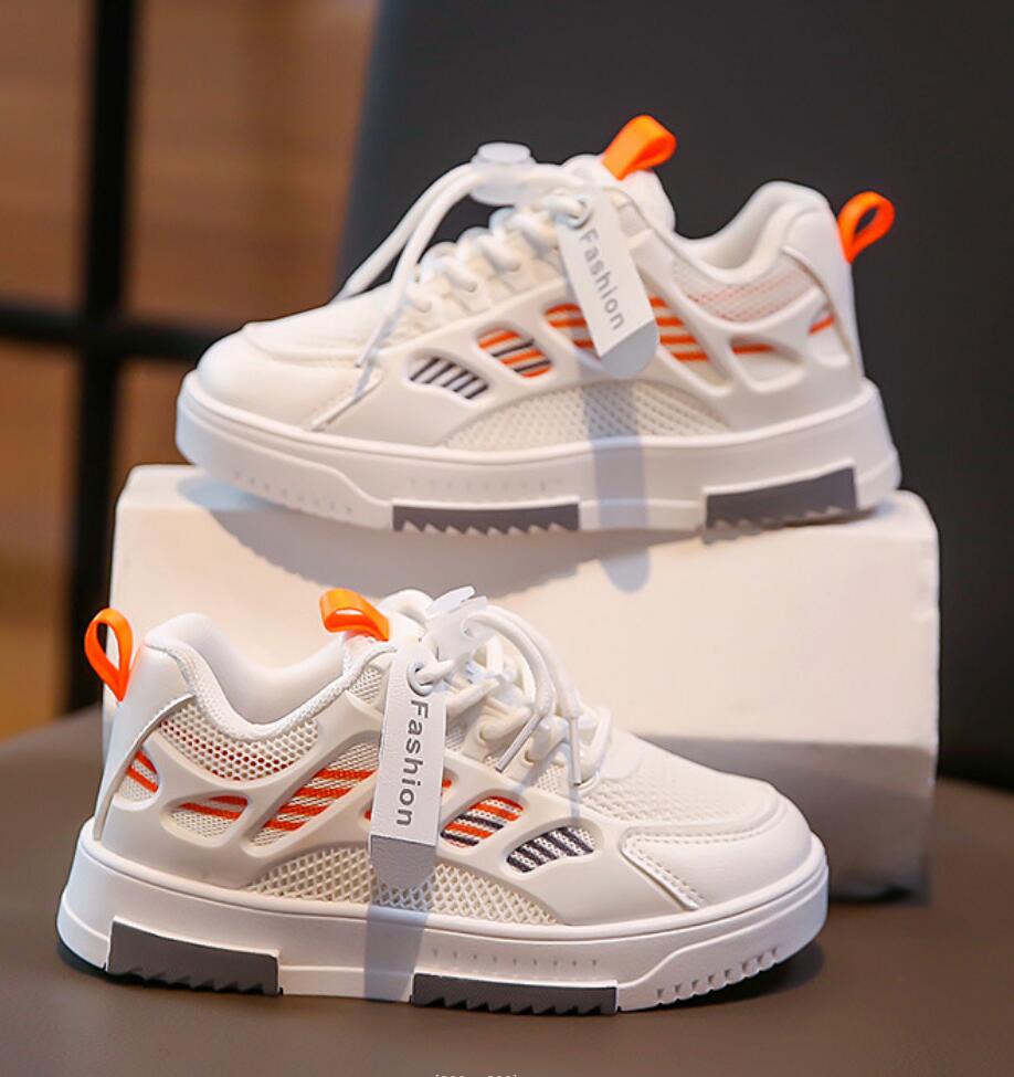 Mode Jungen Turnschuhe Mädchen Atmungsaktive Sportschuhe für Kinder Kinder Herbst Rutschfeste Casual Student Schuhe Outdoor Schuhe Getragen Basket Schuhe