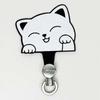 Cartoon Panda Phone Tether Tab Safety Connecter Detachable Mobile Phone Gasket Cat Dog Metal Ring Cellphone Lanyard Patch