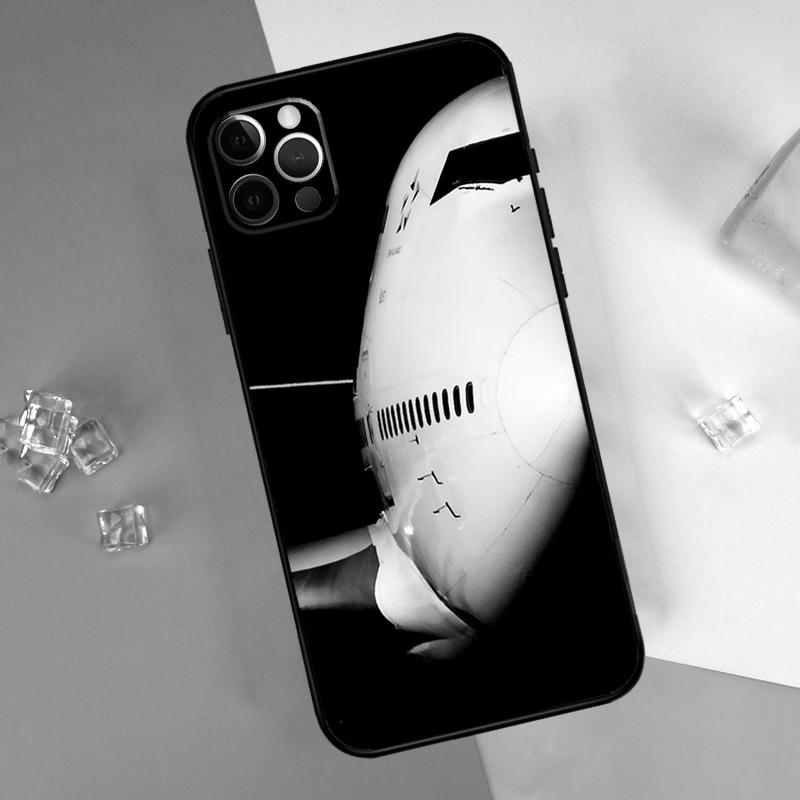 Aircraft Airplane Fly Travel Phone Case For iPhone 15 Pro 16 Pro 11 13 14 Pro Max 12 Mini XR 16 15 Plus 16e Cover Shell