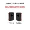 For Volvo S60 S90 XC40 XC60 XC90 V60 V90 T6 T8 Suede Car Smart Remote Key Case Cover Protector Auto Shell Decorative Accessories