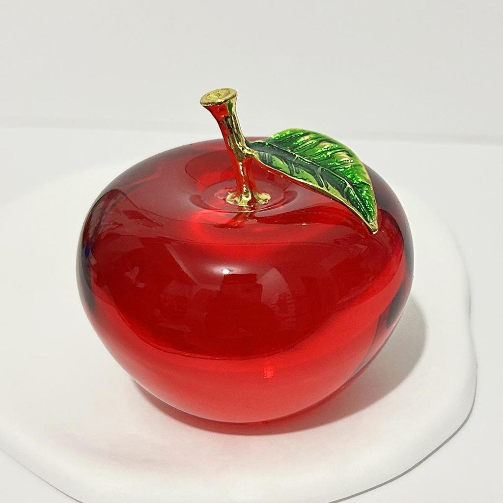 Kristallapfel-Ornament: Romantisches Weihnachts- & Hochzeitsgeschenk für Sie