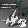 Industrial Wire Stripping Tool Multipurpose Cable Shear Metal Plastic Design Comfort Handle Electrical Maintenance Essential