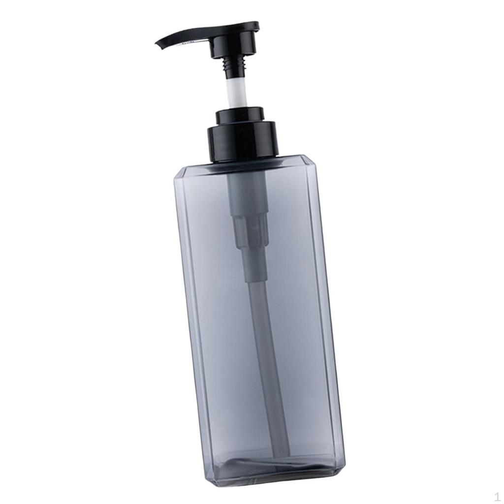 1 Piece Soap Dispenser Bottle Manual Liquid Lotion Reusable Hand Wash Container for Hotel Countertop