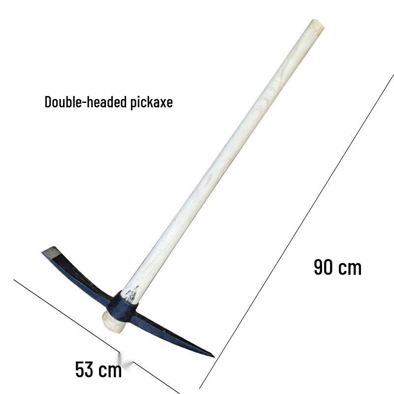 Heavy-Duty Forged Steel Pickaxe with Handle