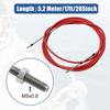 Motoforti 6-19ft 1.8M-5.8M Marine Throttle Shift Remote Control Box Cable for Outboard Engine Boat Motor Steering System