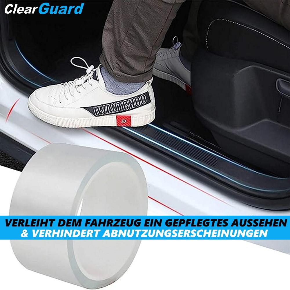 Film de protection de peinture CLEARGUARD pour seuils de porte, film de protection de bord de chargement transparent 5 m