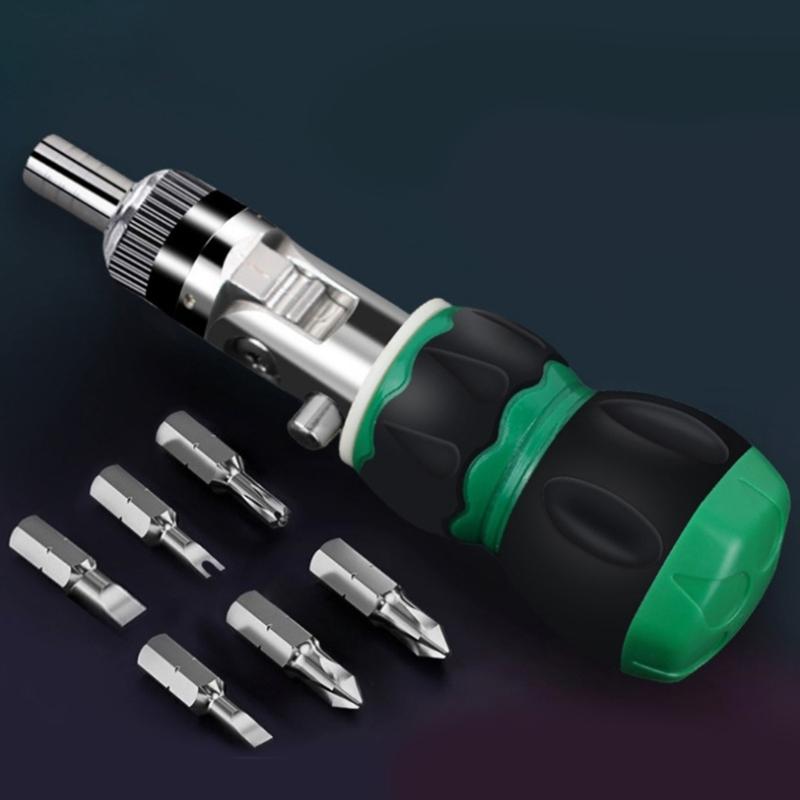 Multiuse Screwdriver Set With Steel Bits And Magnetic Tip For Efficient Use for Mechanical Automotive Maintenance