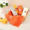 25x50cm Cartoon Animal Embroidery Bathroom Hanging Children Towel Cotton Face Wash Soft Water Absorbent