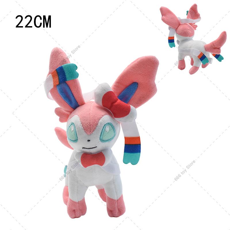 42 Styles Eevee Vaporeon Umbreon Sylveon Shiny Plush Animal Stuffed Toys High Quality Cartoon Birthday Gifts