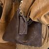 Frosted retro commuter underarm bag women's 2025 new fashionable large-capacity shoulder bag niche commuter messenger bag