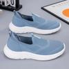 BKQU  Men Slip On Sneaker Casual Loafers Shoes Walking Trainers Women Socks Breathable Lightweight Flats Fitness Driving